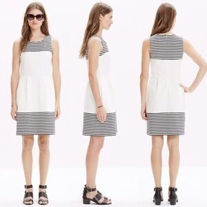 Madewell Versa Striped Dress with Pockets XS
